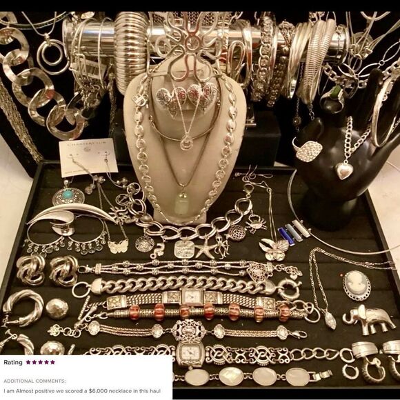 Huge 3 LB Vintage Modern Jewelry Lot- MYSTERY BOX! Estate Sale Designer - Picture 1 of 16